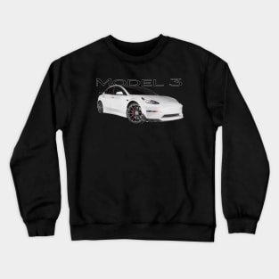 elon model 3 modified Crewneck Sweatshirt